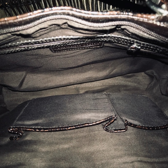 Coldwater Creek Chocolate Brown Laptop/Handbag - Picture 4 of 8